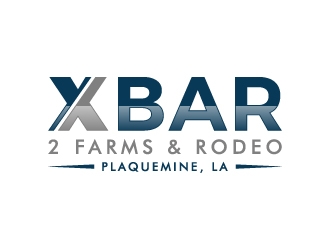 X Bar 2 Farms & Rodeo, LLC   Plaquemine, LA logo design by akilis13