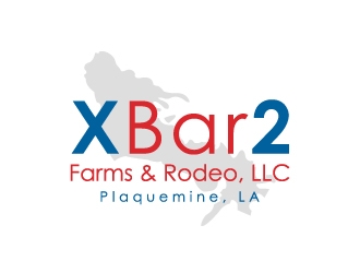 X Bar 2 Farms & Rodeo, LLC   Plaquemine, LA logo design by ingenious007