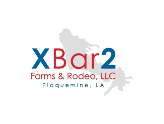 X Bar 2 Farms & Rodeo, LLC   Plaquemine, LA logo design by ingenious007