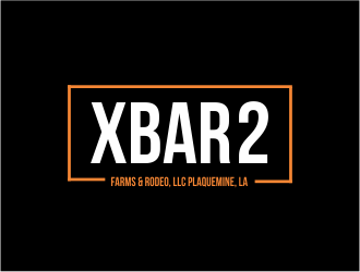 X Bar 2 Farms & Rodeo, LLC   Plaquemine, LA logo design by Girly