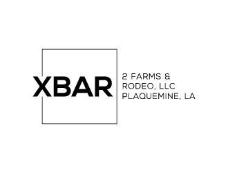 X Bar 2 Farms & Rodeo, LLC   Plaquemine, LA logo design by zakdesign700