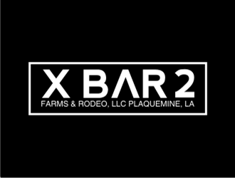 X Bar 2 Farms & Rodeo, LLC   Plaquemine, LA logo design by sheilavalencia