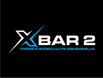X Bar 2 Farms & Rodeo, LLC   Plaquemine, LA logo design by sheilavalencia