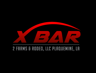 X Bar 2 Farms & Rodeo, LLC   Plaquemine, LA logo design by Art_Chaza