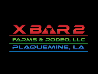 X Bar 2 Farms & Rodeo, LLC   Plaquemine, LA logo design by justsai