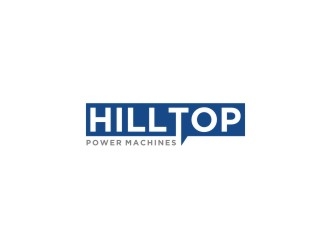 Hilltop Power Machines logo design by case