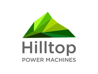 Hilltop Power Machines logo design by asyqh