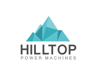Hilltop Power Machines logo design by nexgen