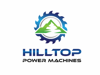 Hilltop Power Machines logo design by justsai