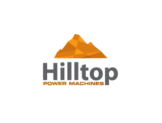 Hilltop Power Machines logo design by bluespix