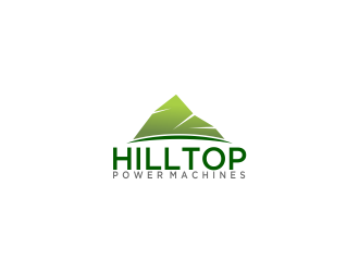 Hilltop Power Machines logo design by oke2angconcept