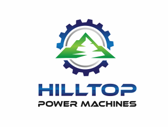 Hilltop Power Machines Logo Design