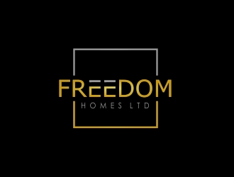 Freedom Homes Ltd logo design by Louseven