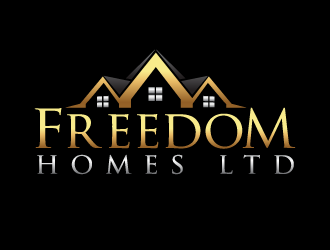 Freedom Homes Ltd logo design by scriotx