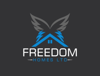 Freedom Homes Ltd logo design by nexgen