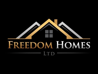 Freedom Homes Ltd logo design by J0s3Ph