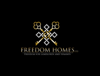 Freedom Homes Ltd logo design by rahmatillah11