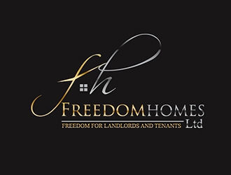 Freedom Homes Ltd logo design by XyloParadise