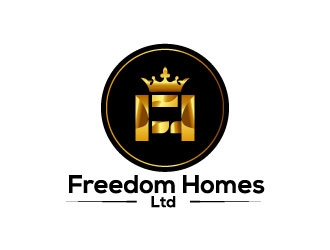 Freedom Homes Ltd logo design by gihan