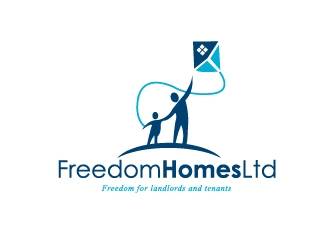 Freedom Homes Ltd logo design by Marianne