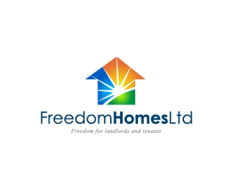 Freedom Homes Ltd logo design by Marianne