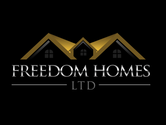 Freedom Homes Ltd logo design by kunejo