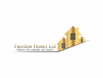 Freedom Homes Ltd logo design by ROSHTEIN