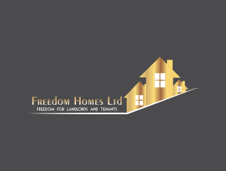 Freedom Homes Ltd logo design by ROSHTEIN