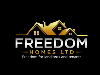 Freedom Homes Ltd logo design by THOR_