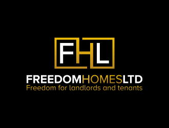 Freedom Homes Ltd logo design by ubai popi