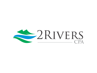Two Rivers CPA logo design by Lut5