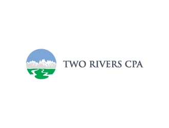 Two Rivers CPA logo design by josephope