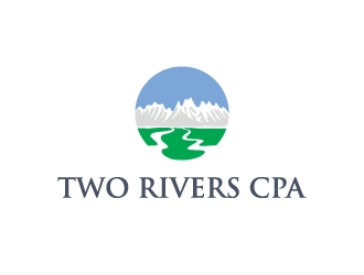 Two Rivers CPA logo design by josephope
