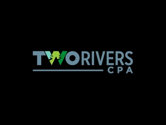 Two Rivers CPA logo design by josephope