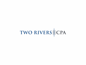 Two Rivers CPA logo design by ammad