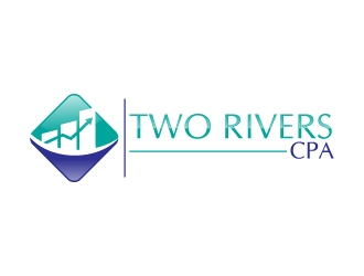 Two Rivers CPA logo design by uttam
