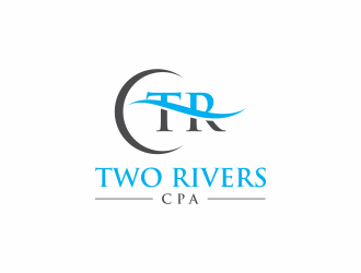 Two Rivers CPA logo design by haidar