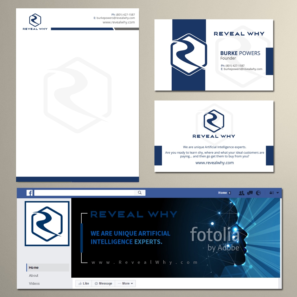 Reveal Why, LLC logo design by DreamLogoDesign