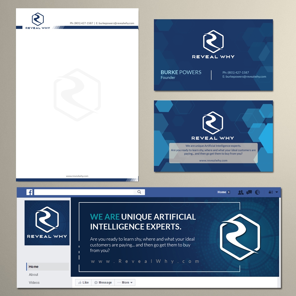 Reveal Why, LLC logo design by DreamLogoDesign