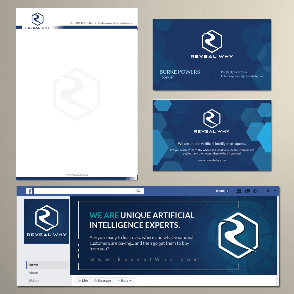 Reveal Why, LLC logo design by DreamLogoDesign