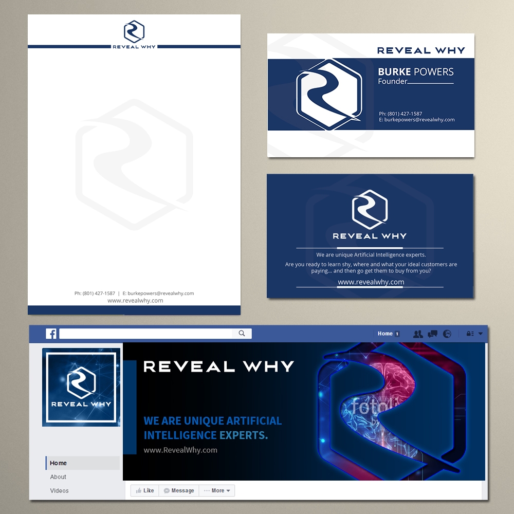 Reveal Why, LLC logo design by DreamLogoDesign
