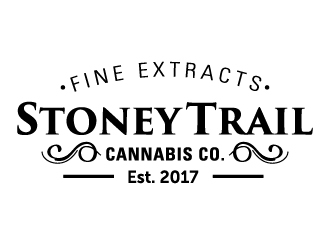Stoney Trail Cannabis Co. logo design by Radovan