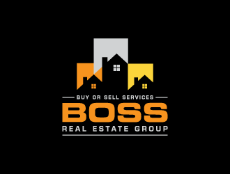 Boss Real Estate Group logo design by denfransko