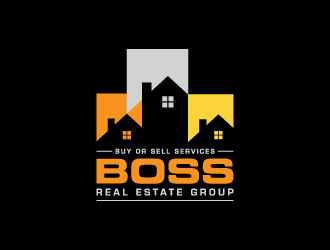 Boss Real Estate Group logo design by denfransko