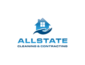 Allstate Cleaning & Contracting logo design by kaylee