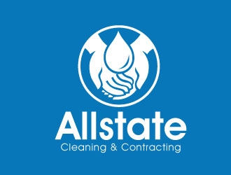 Allstate Cleaning & Contracting logo design by REDCROW