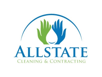 Allstate Cleaning & Contracting logo design by REDCROW