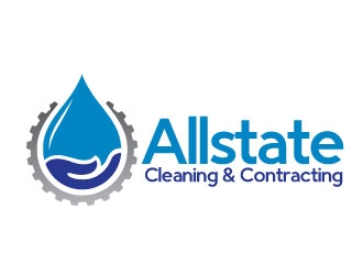 Allstate Cleaning & Contracting logo design by REDCROW