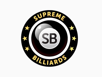 Supreme Billiards logo design by Radovan