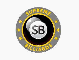 Supreme Billiards logo design by Radovan